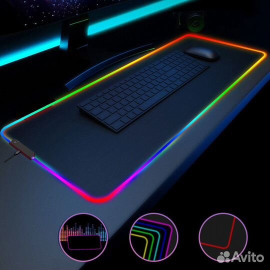 Игровой коврик для мышки RS-05 RGB