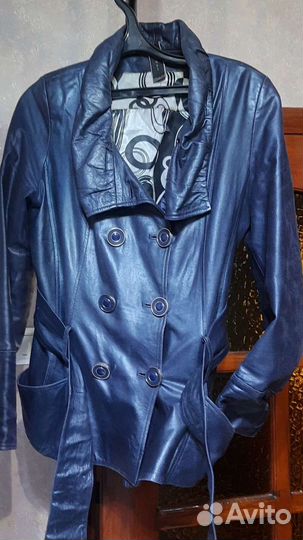 Куртка кожаная женская 46 размер