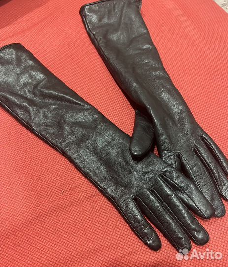 Перчатки женские кожаные 7 размер