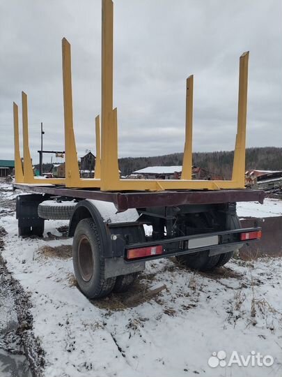 Прицеп лесовоз (сортиментовоз) СЗАП 8357, 2008