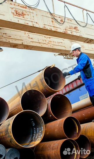 Прямошовная стальная труба 1020х10 по ГОСТ 10706-76 из стали 17Г1с-у со склада Санкт-Петербург с дос