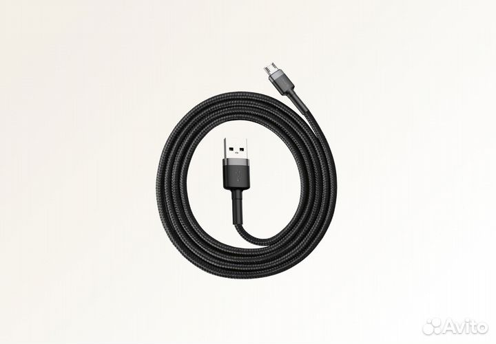 Кабель Baseus Cafule USB-A - Micro-USB 2.4A 1m (Че