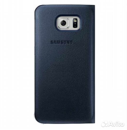 Оригинал Чехол Flip Wallet для Samsung S6 (Тёмный)