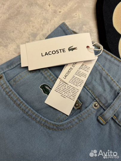 Джинсы lacoste широкие