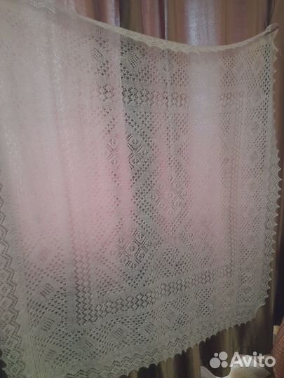 Пуховый платок паутинка