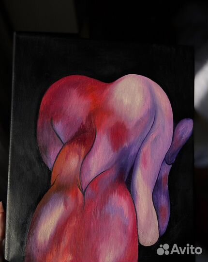 Картина маслом «Чувственность 2.0». Тело ню