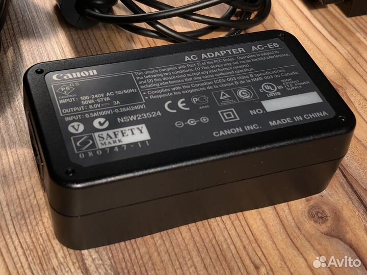 Cетевой адаптер Canon ACK-E6 (LP-E6)