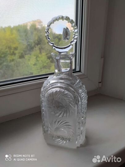 Штоф графин хрустальный СССР
