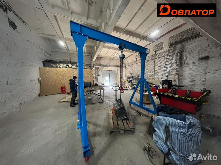 Кран козловой мпу мобильный усиленный