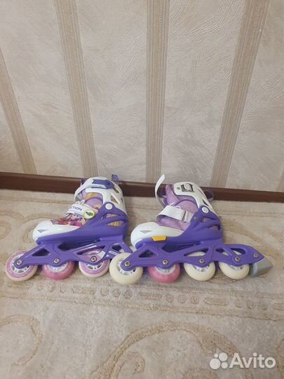 Роликовые коньки детские раздвижные