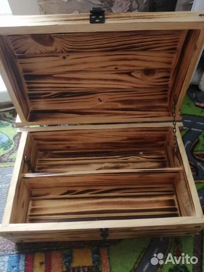 Ящик деревянный подарочный