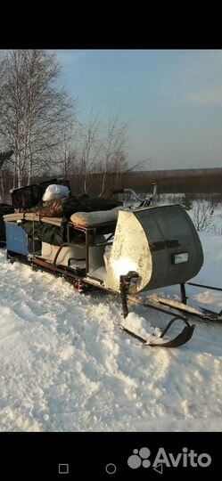 Мотобуксировщик Ураган промысловик