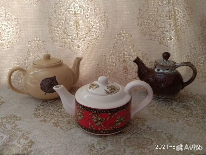 Чайники заварочные разный объем