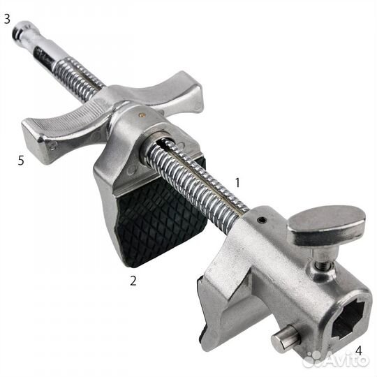Новый KCP-602 Super Viser Clamp Center Jaw 3”(7.62cm) kupo KCP602 держатель-зажим
