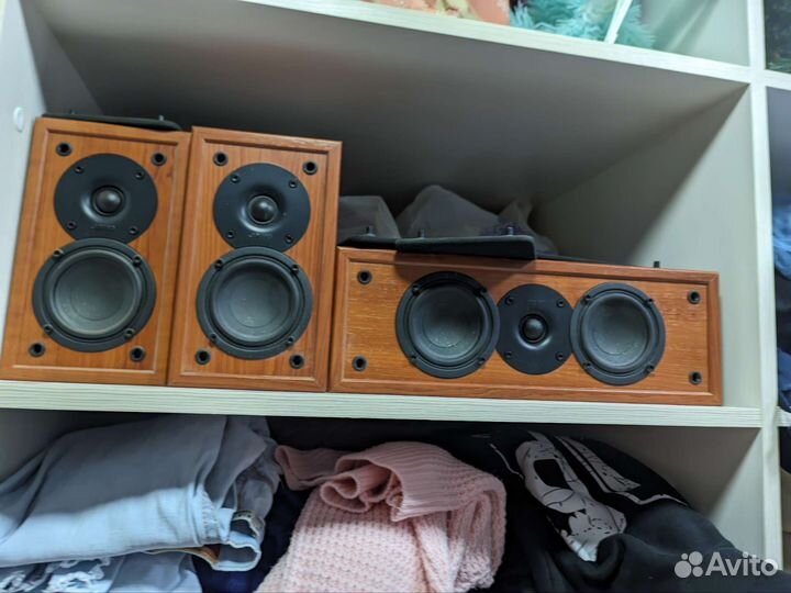 Колонки jamo 5.1 сабвуфер и усилитель kenwood