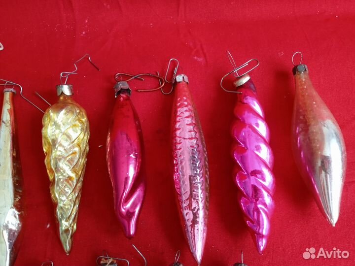 Елочные игрушки СССР. Сосульки