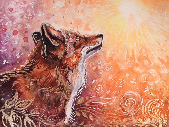 Акварельная иллюстрация