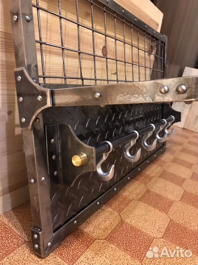 Вешалка настенная лофт