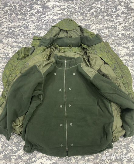 Костюм зимний с двумя съемными утеплителями, спн