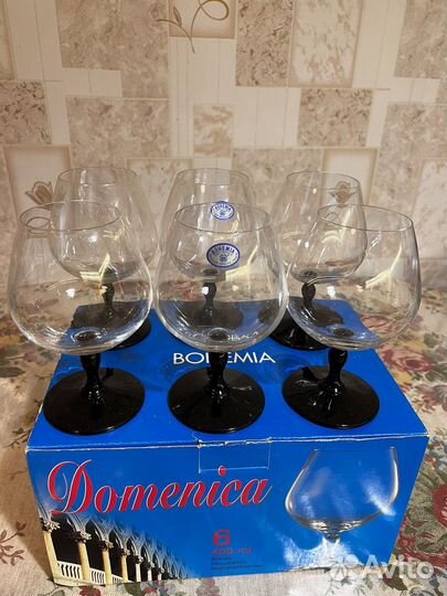 Фужеры бокалы Богемия
