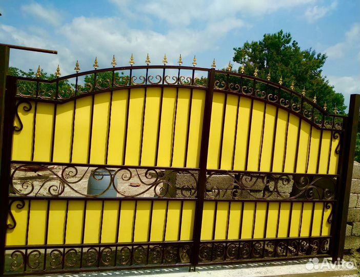 Кованые ворота и калитки под заказ
