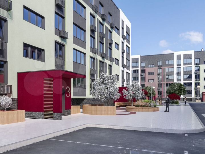 3-к. квартира, 66,1 м², 4/5 эт.