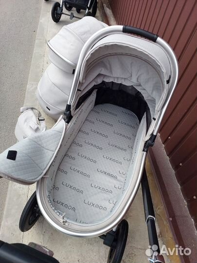 Коляска 2в1 Новая модульная (светло Бежевый)