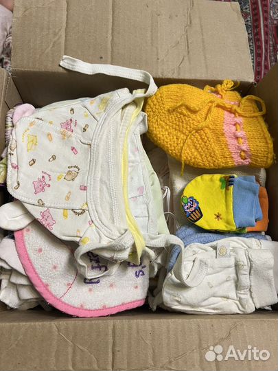 Одежда пакетом для новорожденной