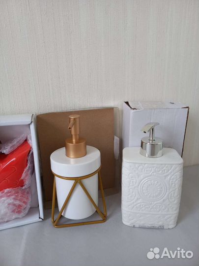 Дозаторы керамика для мыла и моющих средств, и др