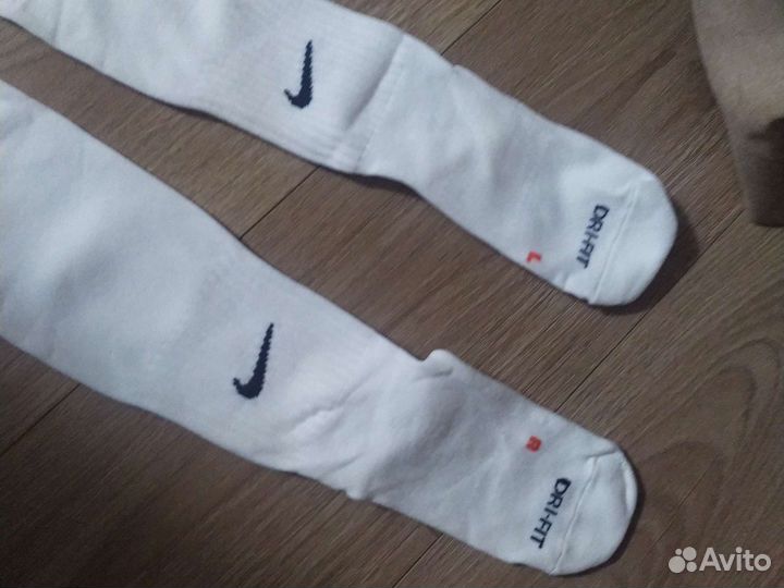 Гетры футбольные nike белые