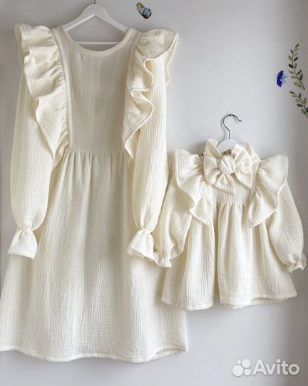 Family look платья мама и дочка 86