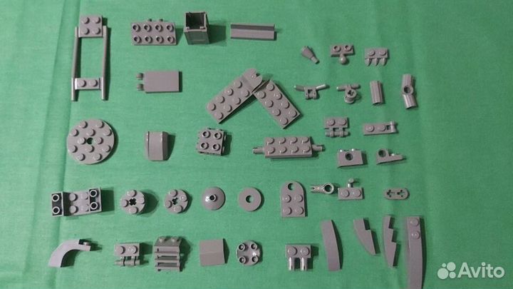 Lego детали темно серый цвет поштучно на вес