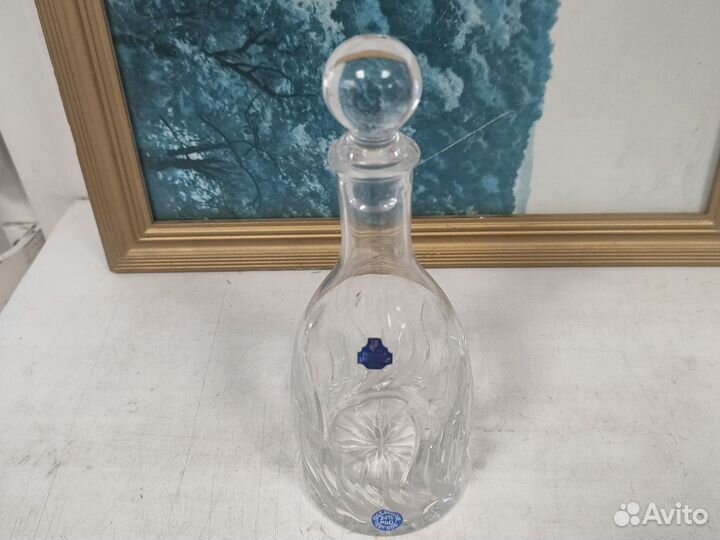 Хрустальный графин штоф
