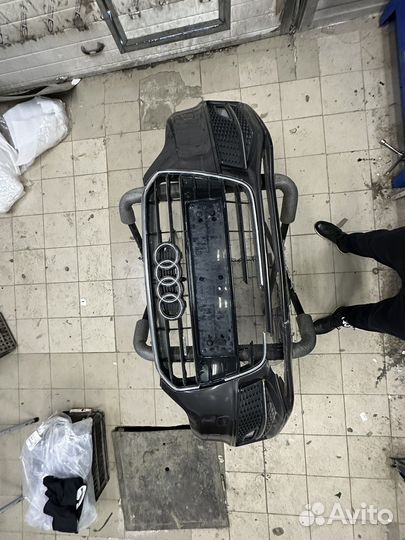 Бампер передний audi a4 b8 s line