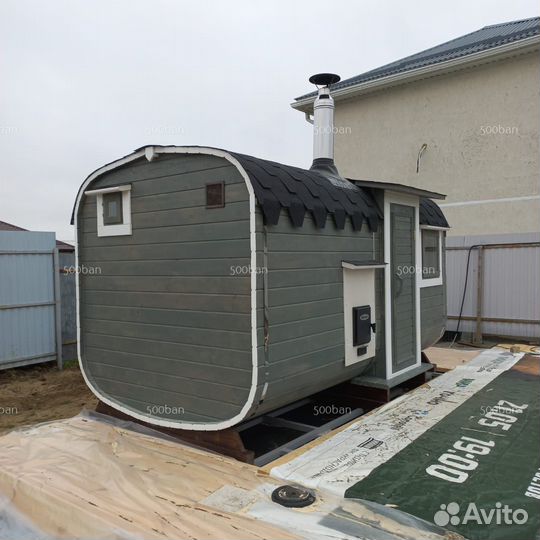 Баня бочка 4 метра