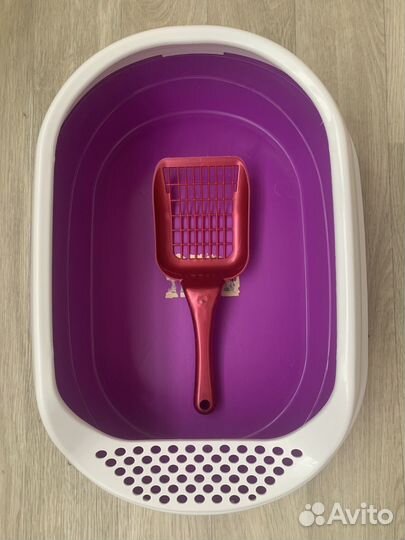 Лоток для кошек с бортиками