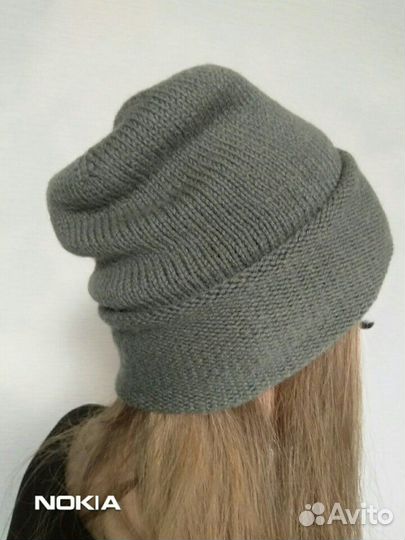 Шапка бини ручная работа