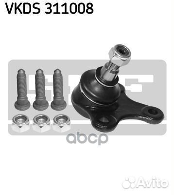 Vkds 311008 Опора шаровая VW golf V/jetta/toura