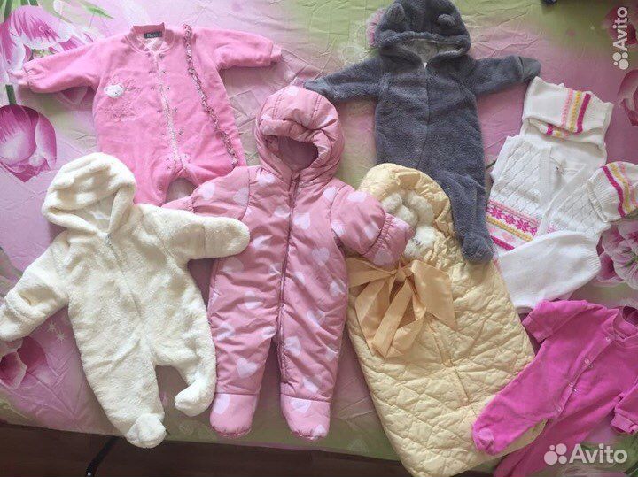 Вещи пакетом на девочку с рождения