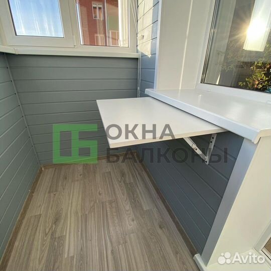 Остекление балконов в пятиэтажке