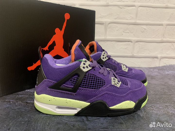 Кроссовки nike air Jordan 4 Retro Canyon Purple