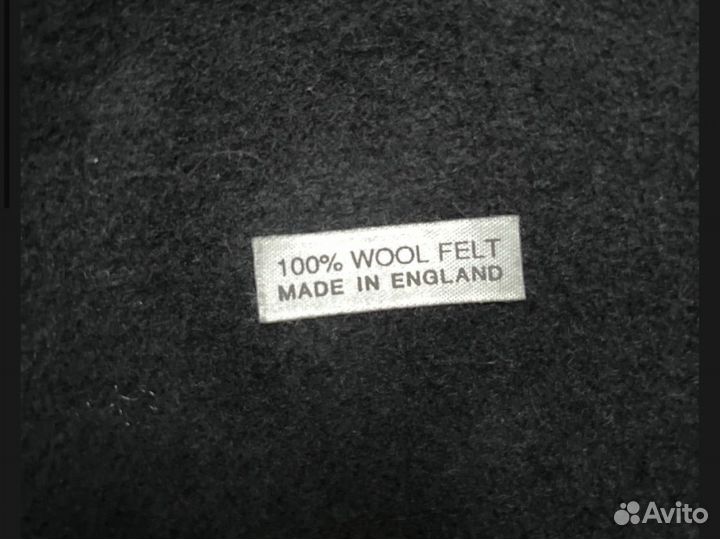 Шляпа Винтаж Англия Фетр Канотье