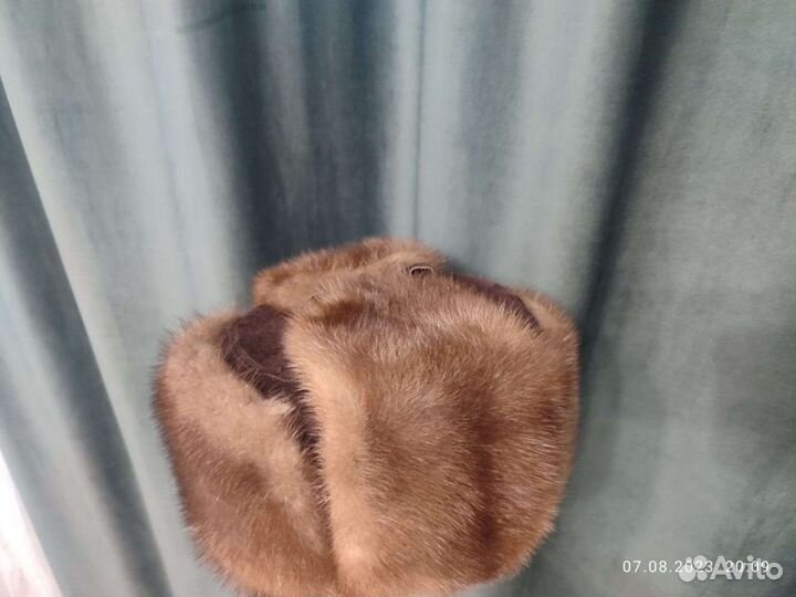 Шапка норковая женская