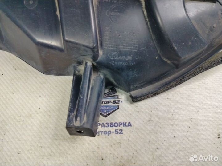 Пыльник бампера задний левый Nissan Qashqai J10