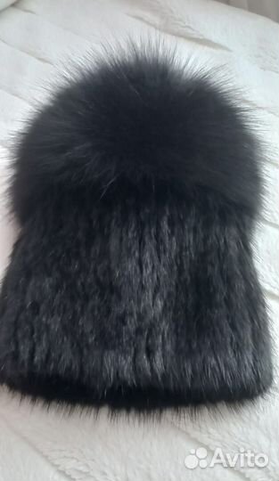 Шапка норковая новая