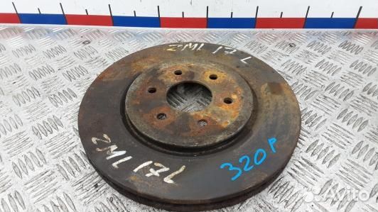 Диск тормозной передний nissan pathfinder R51 (ZML