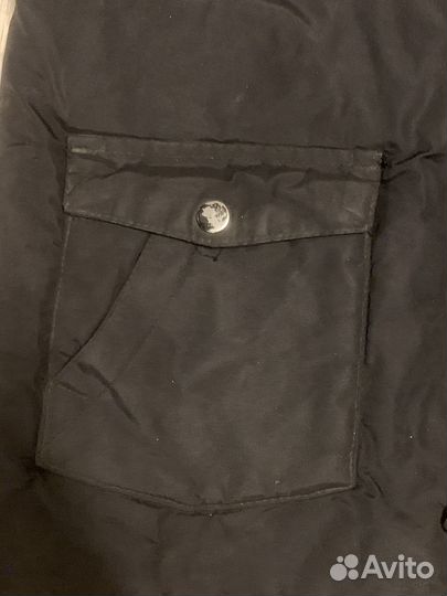 Куртка для мальчика черная 146см