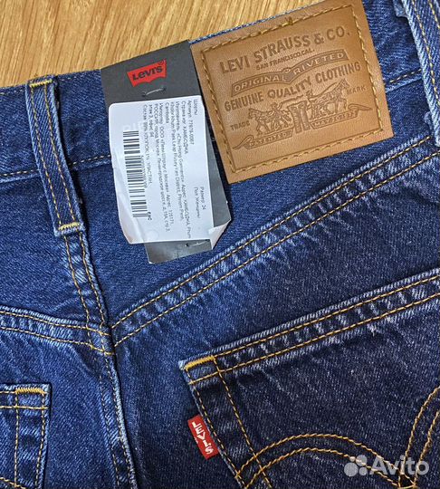 Джинсовые шорты levis 24
