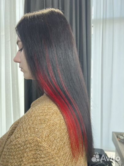 Наращивание волос на дому