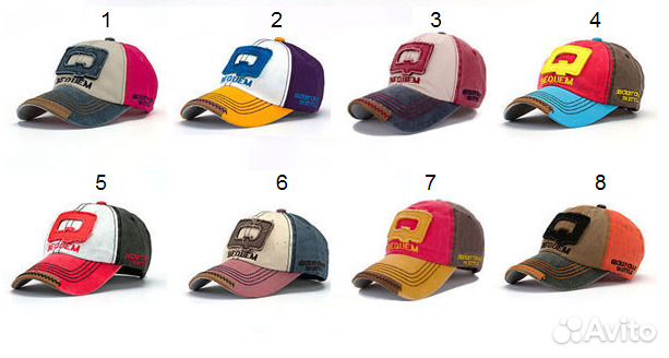 Кепки, бейсболки. Новые. Академический